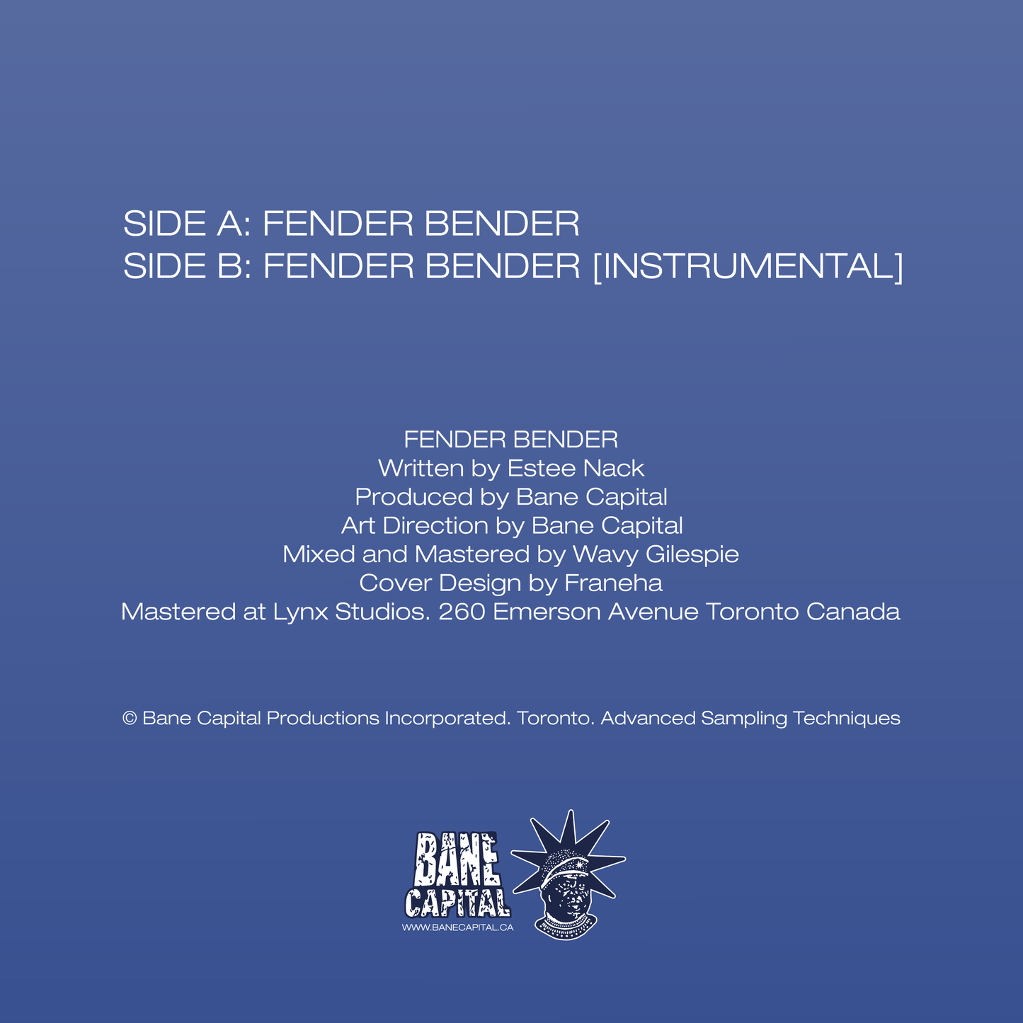 Estee Nack & Bane Capital - FENDER BENDER (Digital)