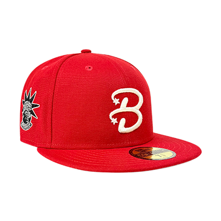 NEW ERA X BANE CAPITAL B-STAR LOGO HAT - RED / IVORY
